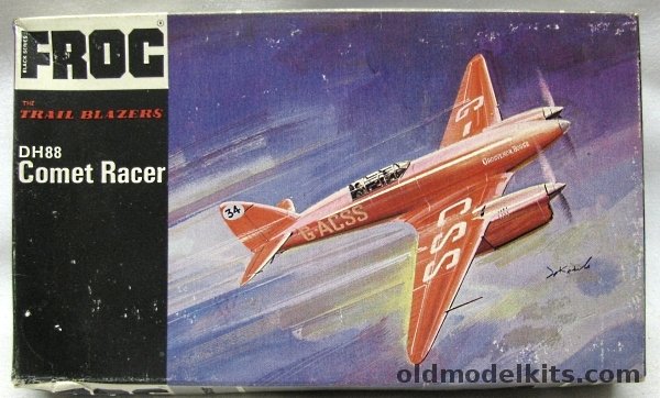 Frog 1/72 DH-88 Comet Racer - Trail Blazers Issue, F168 plastic model kit